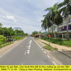 Bán đất mặt tiền đường đỗ văn dậy