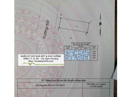 Đất bán dưới 3 tỷ tại Hóc Môn, TpHCM, có sổ hồng riêng DB1317 2 CS 1
