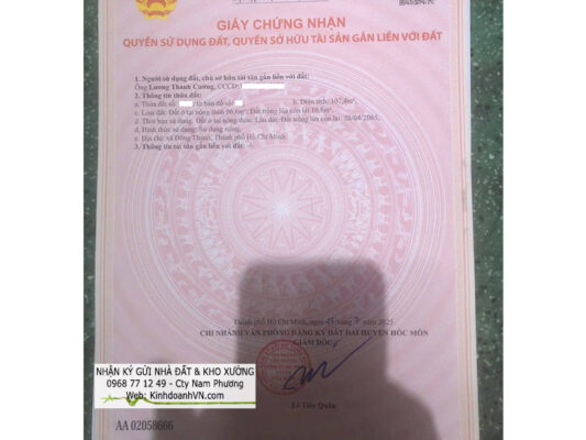 Bán đất đường Đông Thạnh 4, xã Đông Thạnh, TpHCM db1707 4 cs