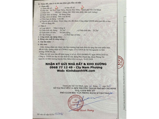 Bán đất xã Đông Thạnh, TpHCM, chính chủ trực tiếp bán db1763 1 CS 1