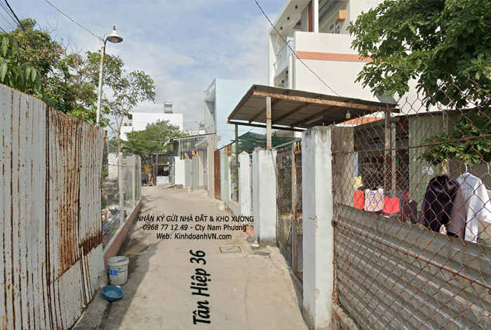 Đường Tân Hiệp 36, xã Hóc Môn, nhà đất mặt tiền duong Tan hiep 36