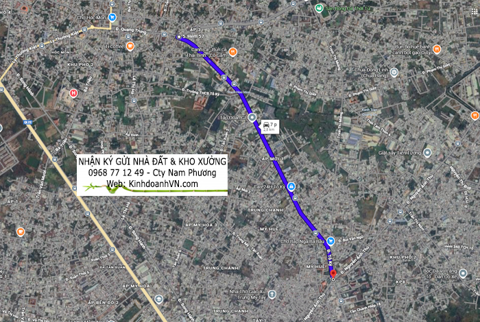 Đường Tô Ký, Hóc Môn, thông tin đường đi, nhà đất mặt tiền ban do duong To Ky