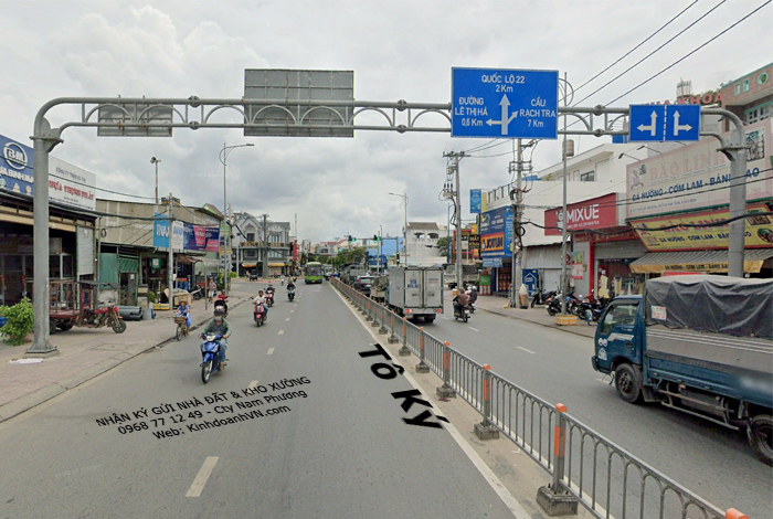 Đường Tô Ký, Hóc Môn, thông tin đường đi, nhà đất mặt tiền Hien trang duong To Ky